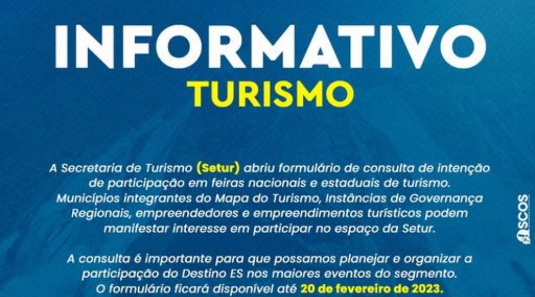 Informativo – Turismo