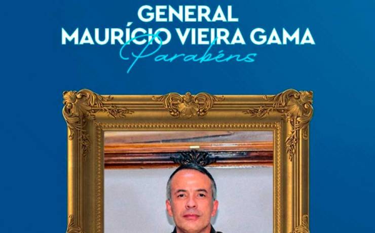 Parabenizar o Ilustre Alegrense Sr. Coronel Maurício Vieira Gama