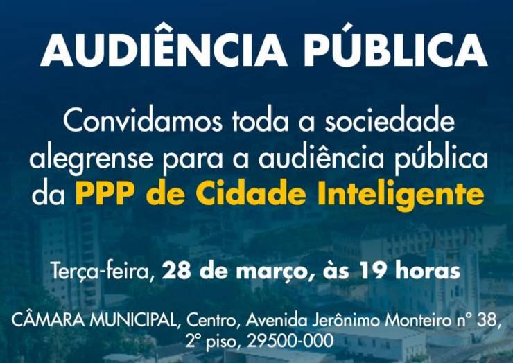 Audiência Pública – PPP de Cidade Inteligente